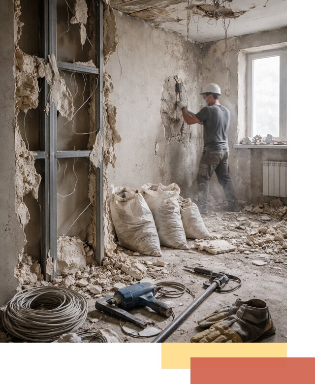 Профессиональный демонтаж зданий и конструкций в Сосногорске