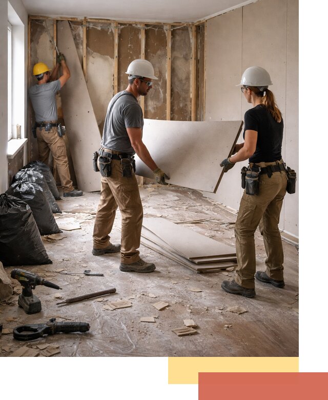 Демонтаж стеновых панелей в Сосногорске быстро и аккуратно