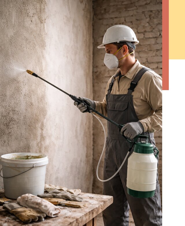 Антисептическая обработка стен в Сосногорске от 1238 руб. — быстро и недорого | ОТДЕЛОЧНИК-Сно