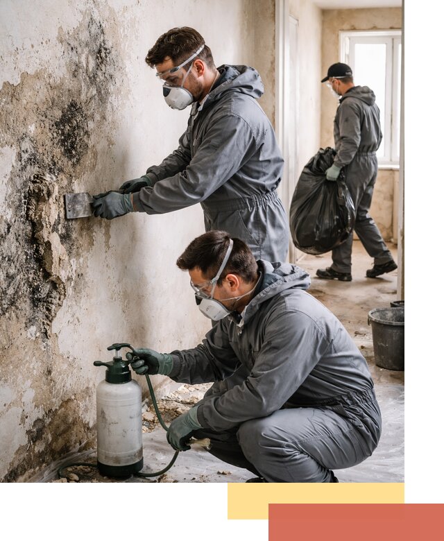 Удаление плесени со стен профессионально в Сосногорске