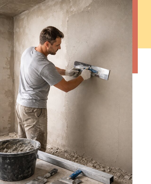 Штукатурка стен без маяков в Сосногорске от 7428 руб/м2 — услуги и цена | ОТДЕЛОЧНИК-Сно