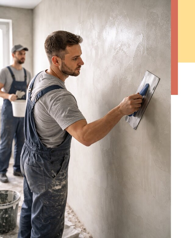 Глянцевание штукатурки стен в Сосногорске от 7737 руб. — услуги и затирка | ОТДЕЛОЧНИК-Сно