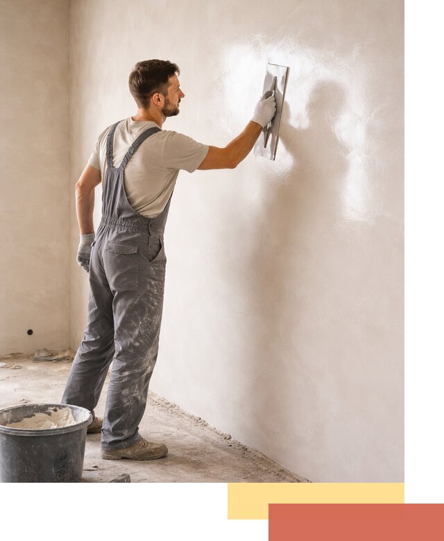 Глянцевание штукатурки стен в Сосногорске профессионально и быстро