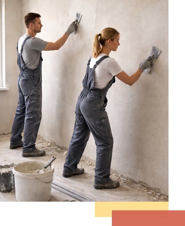 Штукатурка стен под обои в Сосногорске профессионально и быстро