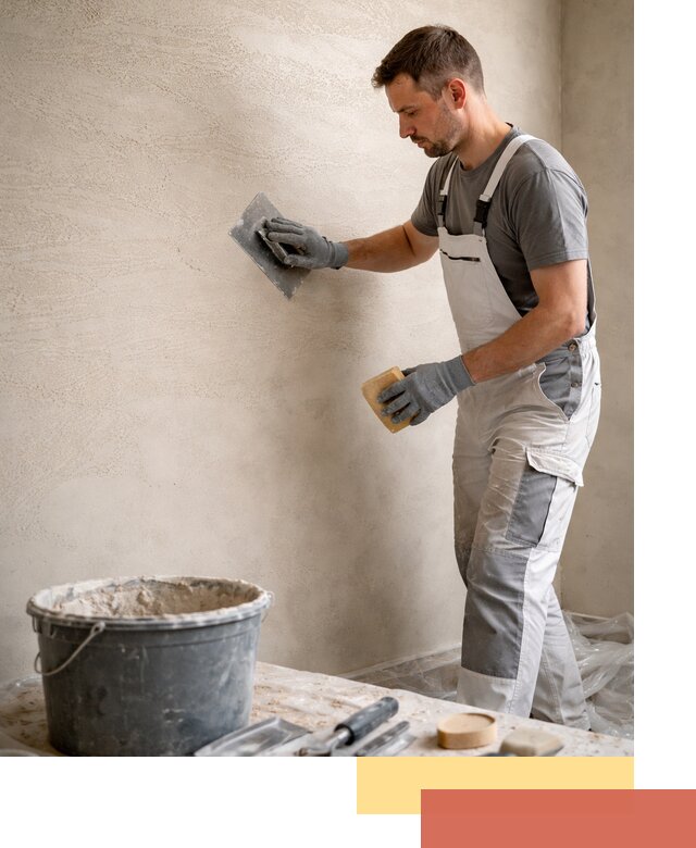 Декоративная штукатурка травертин в Сосногорске для стен и потолков