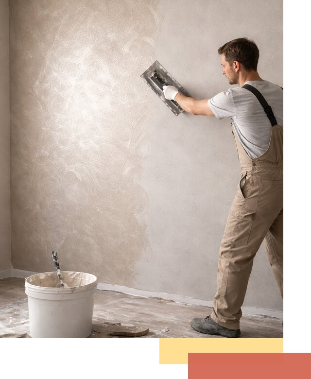 Декоративная штукатурка «Мокрый шелк» под ключ в Сосногорске