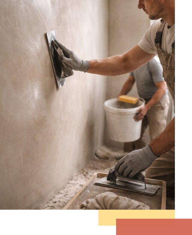 Нанесение марокканской штукатурки таделакт в Сосногорске