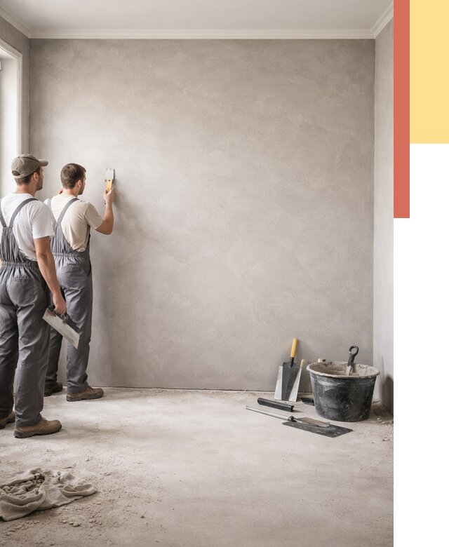 Микробетон на стены в Сосногорске от 1290 руб. — нанесение и отделка | ОТДЕЛОЧНИК-Сно