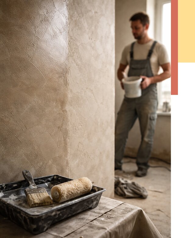 Нанесение воска на штукатурку в Сосногорске от 3611 руб. | Услуги ОТДЕЛОЧНИК-Сно