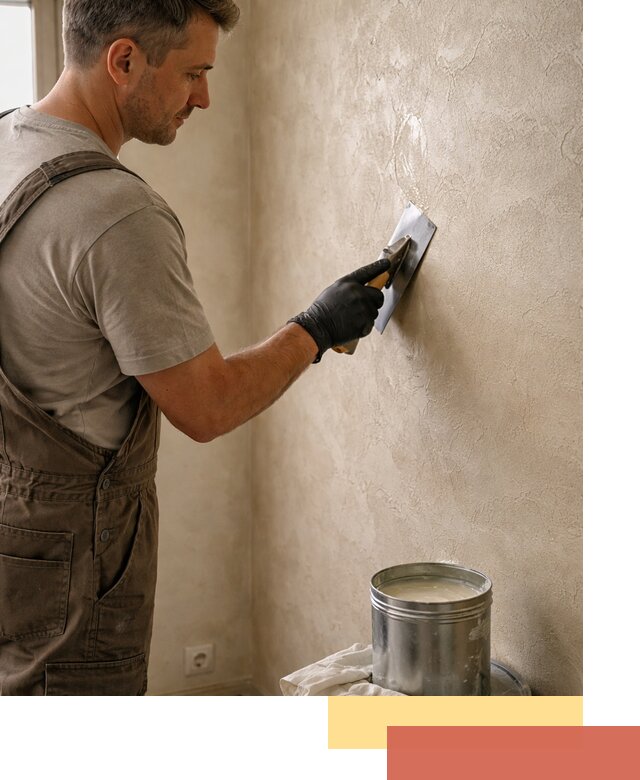 Нанесение воска на штукатурку в Сосногорске для защиты и блеска