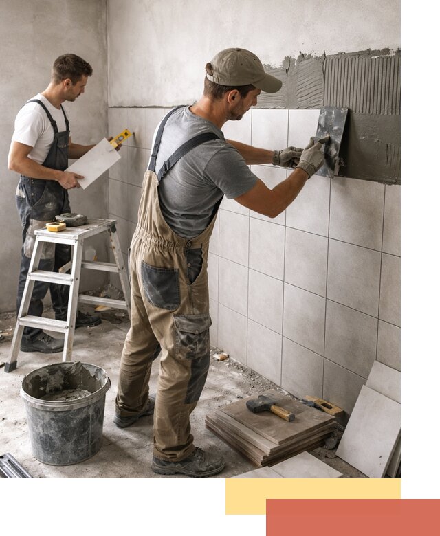 Укладка плитки на стены в Сосногорске профессионально и надежно