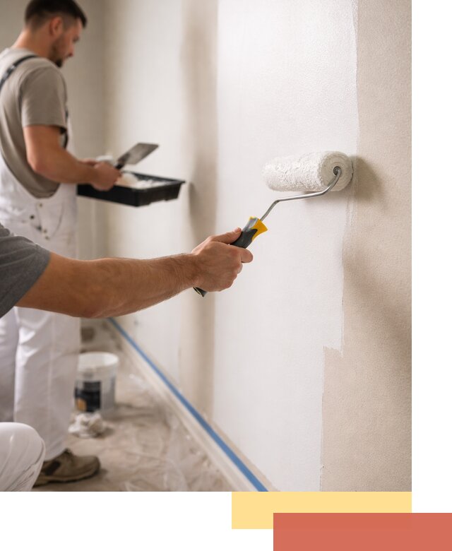 Покраска стен акриловой краской профессионально в Сосногорске