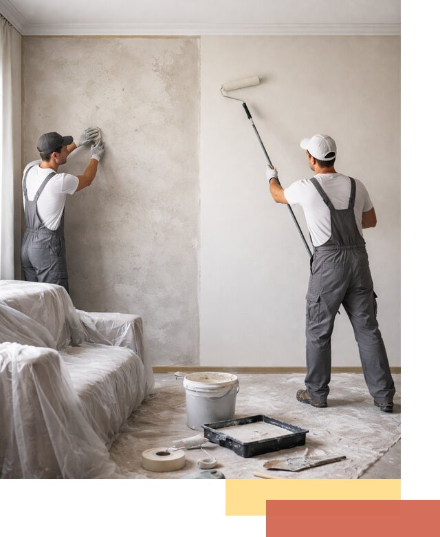 Покраска стен антивандальной краской в Сосногорске