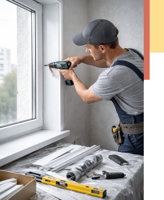 Установка пластиковых откосов в Сосногорске от 2321 руб. | ОТДЕЛОЧНИК-Сно монтаж, быстро и недорого