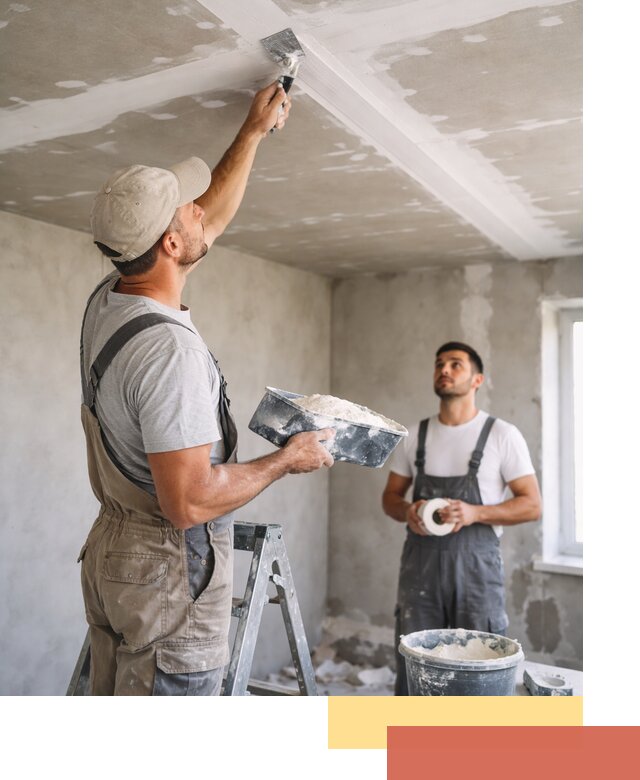 Обработка швов потолка ГКЛ в Сосногорске: качественная заделка и шпатлевка