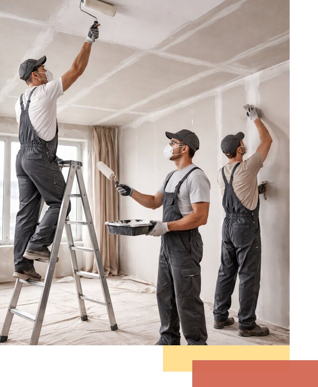 Покраска потолка из гипсокартона в Сосногорске качественно и недорого