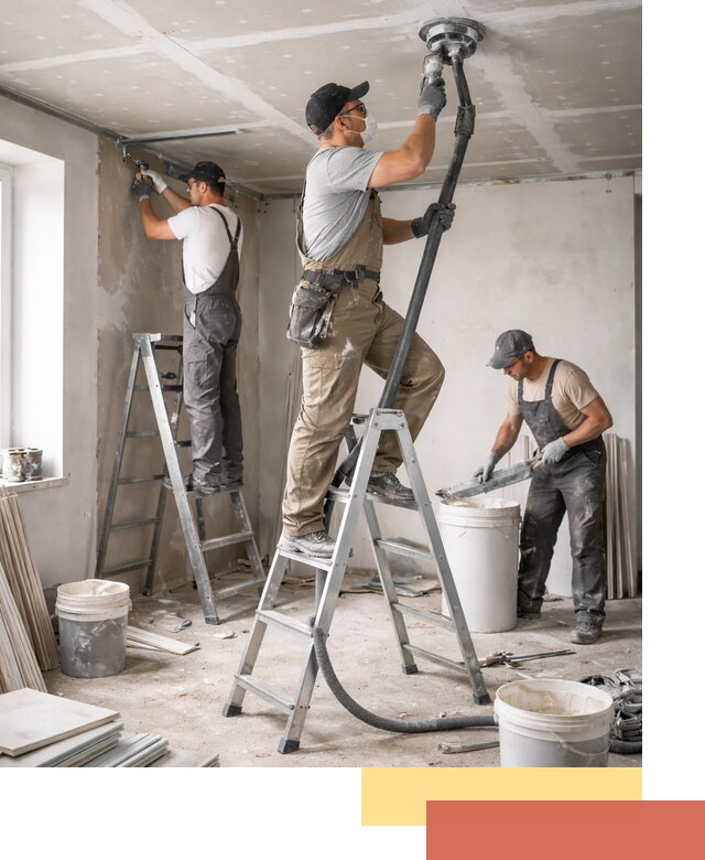 Ремонт потолка из гипсокартона в Сосногорске: быстрый и качественный монтаж