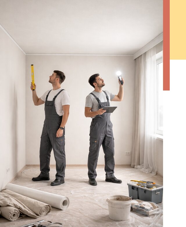 Отделка потолка в Сосногорске недорого от 774 руб/м2 | Услуги ОТДЕЛОЧНИК-Сно