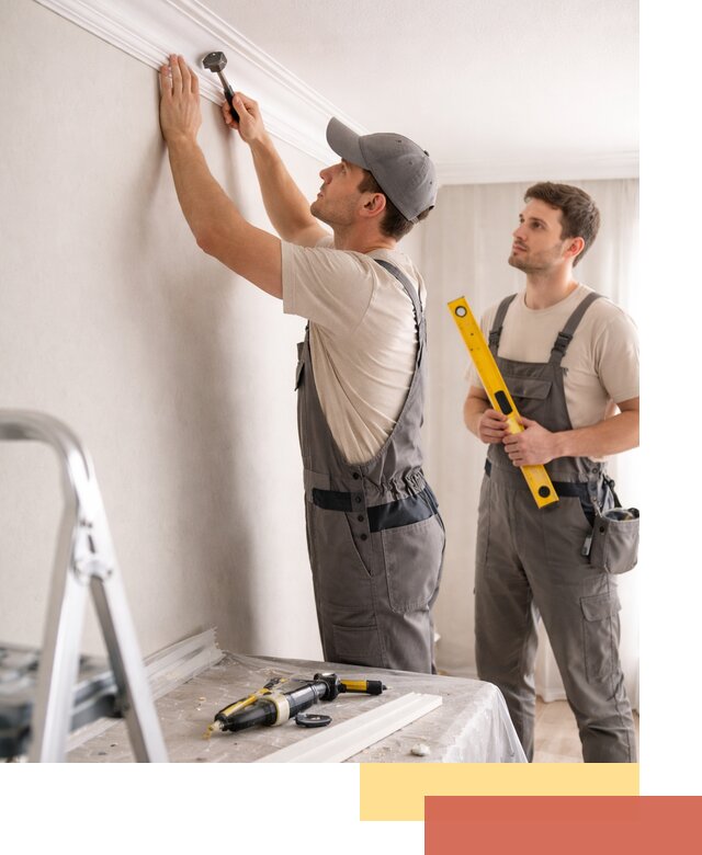 Монтаж потолочного плинтуса в Сосногорске качественно и быстро