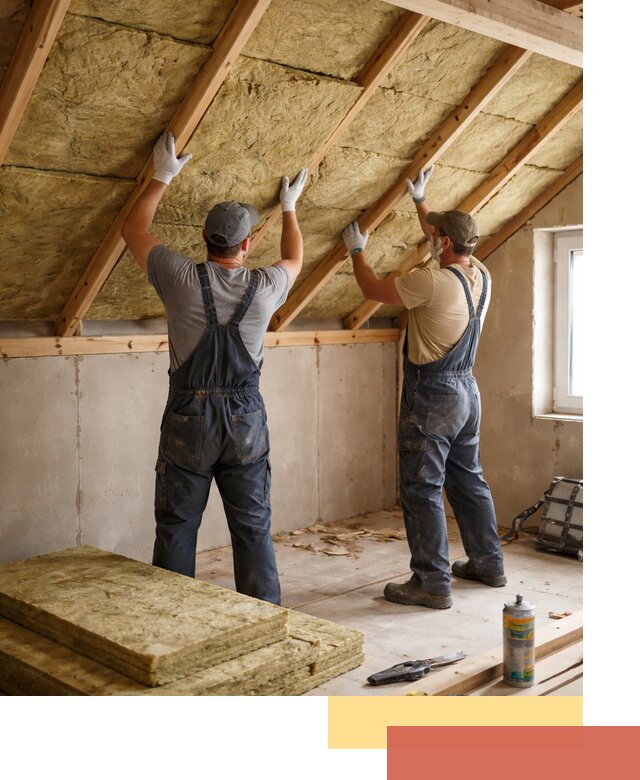 Утепление потолка минеральной ватой в Сосногорске